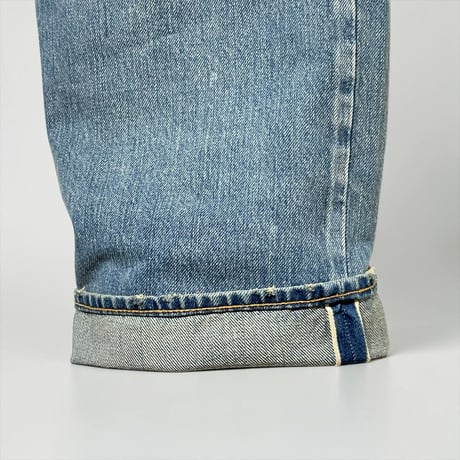 H.UNIT "13.5oz selvage denim used wash" (indigo) unisex