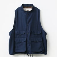 PORTRAITE"over vest"(dark blue wool)unisex