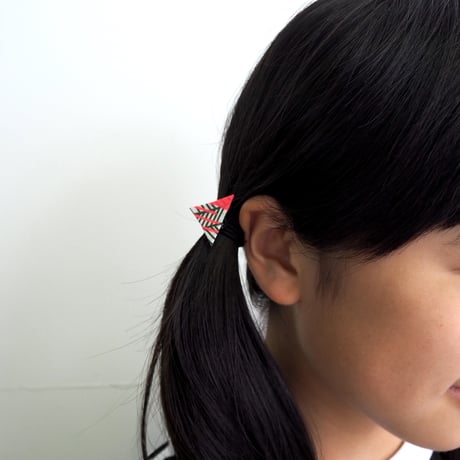2個セットのかたちヘアゴム