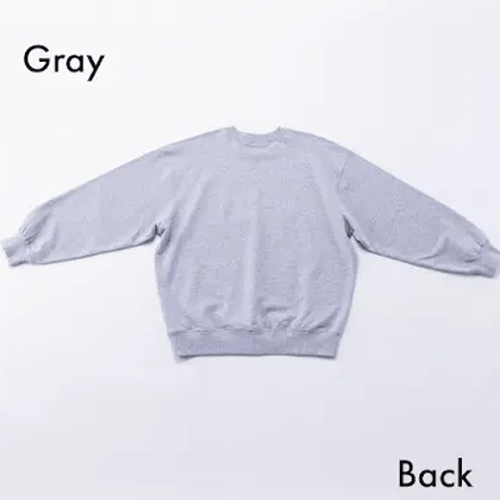 nunuforme / ゆるinuinu刺繍トレーナー　nt26-002-10  Gray   105.115.125.135.145.1(155).2(163)