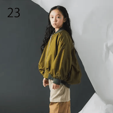nunuforme / バルーンジャケット  23-nf26-130-033  Khaki  M .L .XL.1(155).2(163)