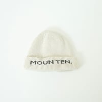 MOUN TEN. / MOUN TEN. watch cap   MA74-1958  ecru