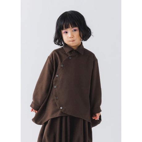 nunuforme / サークルシャツ 06-nf26-545-029  Brown 105.115.125.135.145.1(155).2(163)