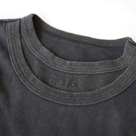 GRIS / Layer neck L/S T-shirt  GR26AW-CU002  BLACK  L.XL
