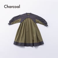 nunuforme / コンビワンピース　 19-nf26-446-015   Charcoal  M.L .XL.1(155).2(163)
