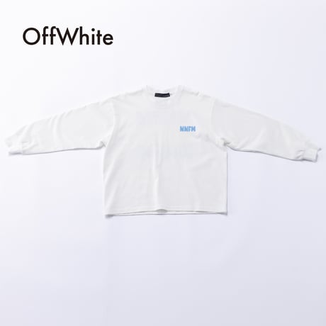 nunuforme / トリコロールロゴ ロングスリーブT　nt26-007-05   OffWhite   115.125.135.145.1(155).2(163)