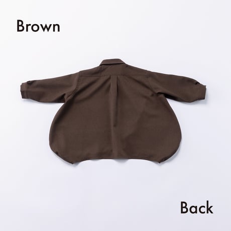 nunuforme / サークルシャツ 06-nf26-545-029  Brown 105.115.125.135.145.1(155).2(163)