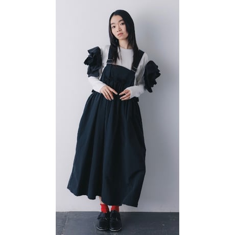 nunuforme /  ボリュームフリルジャンスカ   04-nf26-401-025   Black   M.L .XL.1(155).2(163)