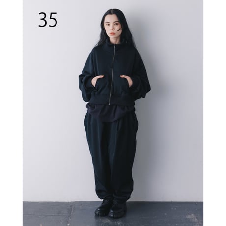 nunuforme / デザインスリーブブルゾン   36-nf26-841-720    Black  L .XL.1(155).2(163)