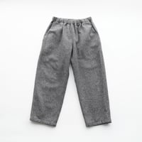 MOUN TEN. / cotton tweed loose pants   MP99-2023  black twill  125.140.0.1.2