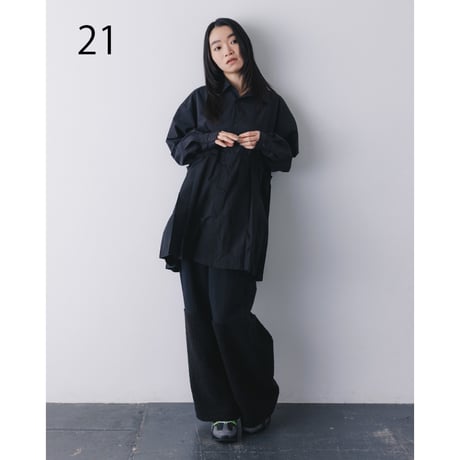 nunuforme /プリーツシャツ  24-nf26-553-034  OffWhite  M .L .XL.1(155).2(163)  のコピー