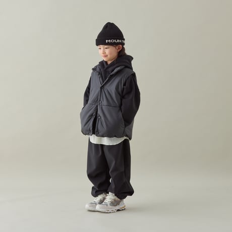 MOUN TEN. /puff vest  MV02-2020  black  140.0.1