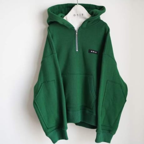 GRIS / Half zip foody sweat  GR26AW-CU009   GREEN  L.XL
