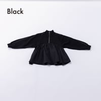nunuforme / ハーフジッププルオーバー  32-nf26-847-503  Black  M .L .XL.1(155).2(163)