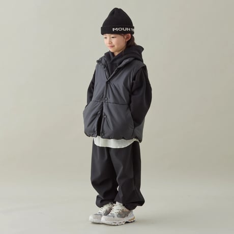MOUN TEN. / stretch utility pants  MP111-2013  black  125.140.0.1.2