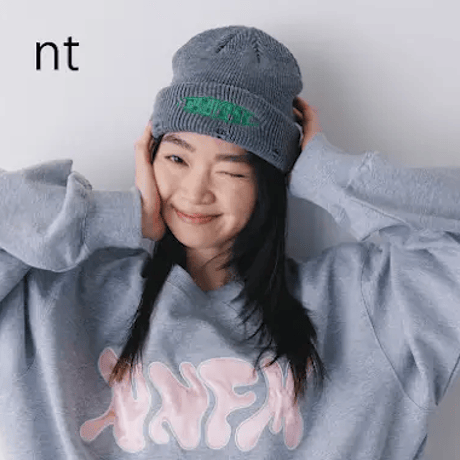 nunuforme / NNFMワッペントレーナー　　nt26-002-02  Gray   105.115.125.135.145.1(155).2(163)
