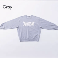 nunuforme / NNFMワッペントレーナー　　nt26-002-02  Gray   105.115.125.135.145.1(155).2(163)