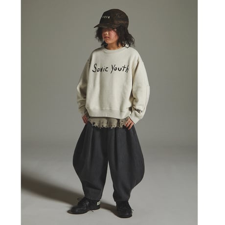 GRIS / ”Sonic Youth Eye Sweat  GR26AW-CU007   OATMEAL    L.XL.F