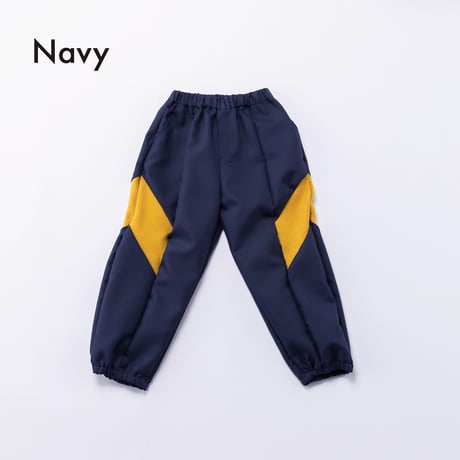 nunuforme / リブラインパンツ   50-nf26-622-261   Navy  115.125.135.145.1(155).2(163)