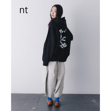 nunuforme / Graffiti hoodie　nt26-006-16   Black   105.115.125.135.145.1(155).2(163)