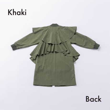 nunuforme / ランダムフリルジャンパー  22-nf26-499-025   Khaki  M .L .XL.1(155).2(163)