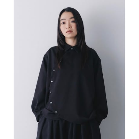 nunuforme / サークルシャツ 06-nf26-545-029  Black  105.115.125.135.145.1(155).2(163)