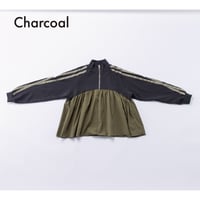 nunuforme / ハーフジッププルオーバー  32-nf26-847-503  Charcoal  M .L .XL.1(155).2(163)