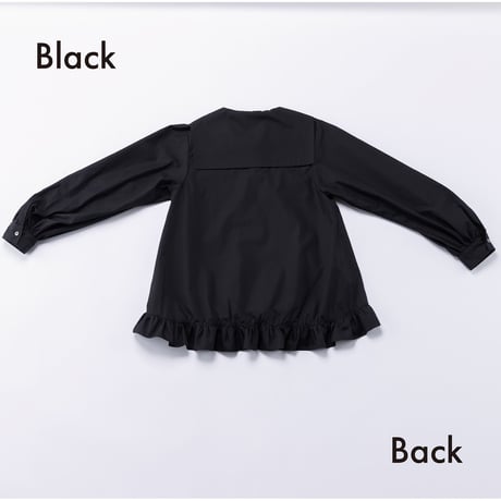 nunuforme /ビッグカラーブラウス  08-nf26-552-031  Black  M .L .XL.1(155).2(163)