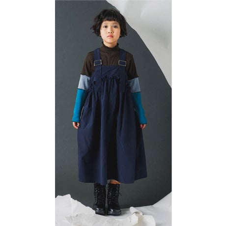 nunuforme /  ボリュームフリルジャンスカ   04-nf26-401-025   Navy   M.L .XL.1(155).2(163)