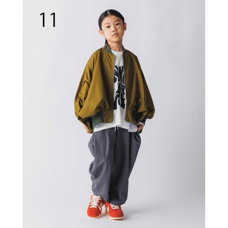 nunuforme / バルーンジャケット  23-nf26-130-033  Khaki  M .L .XL.1(155).2(163)