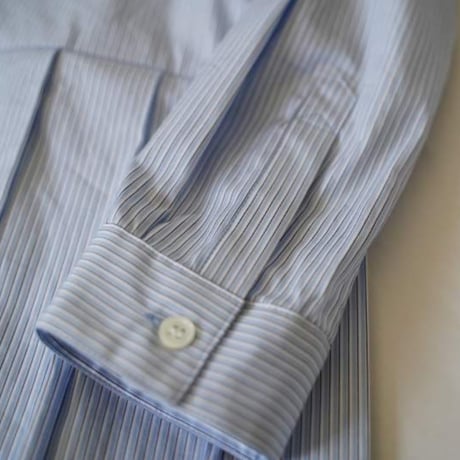 GRIS / Hem Pleated  Long shirt GR26AW-SH005  STRIPE-細  M(1201-135).L(135-150).XL(150-160)