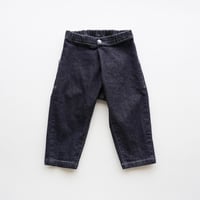 MOUN TEN. / front tuck organic jeans(for baby)    BP01-0109c   indigo  80-95