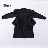 nunuforme / ランダムフリルジャンパー  22-nf26-499-025   Black  M .L .XL.1(155).2(163)