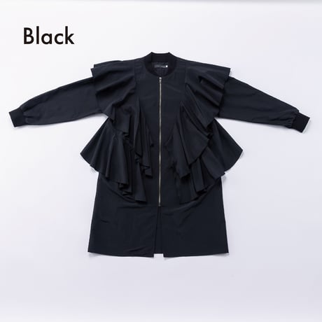 nunuforme / ランダムフリルジャンパー  22-nf26-499-025   Black  M .L .XL.1(155).2(163)