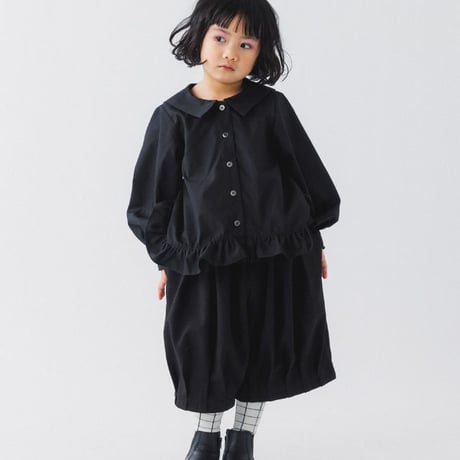 nunuforme /ビッグカラーブラウス  08-nf26-552-031  Black  M .L .XL.1(155).2(163)