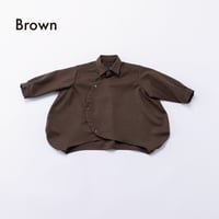nunuforme / サークルシャツ 06-nf26-545-029  Brown 105.115.125.135.145.1(155).2(163)