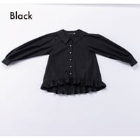 nunuforme /ビッグカラーブラウス  08-nf26-552-031  Black  M .L .XL.1(155).2(163)