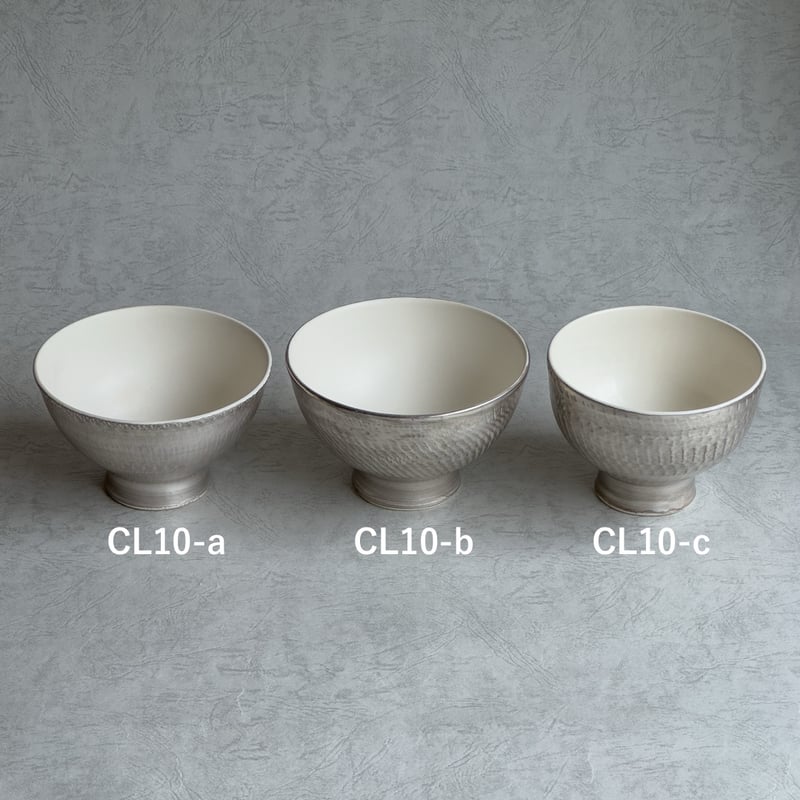 銀彩ボウル（CL10 a～c） 【暮縞】 | ドライフラワーと、うつわと