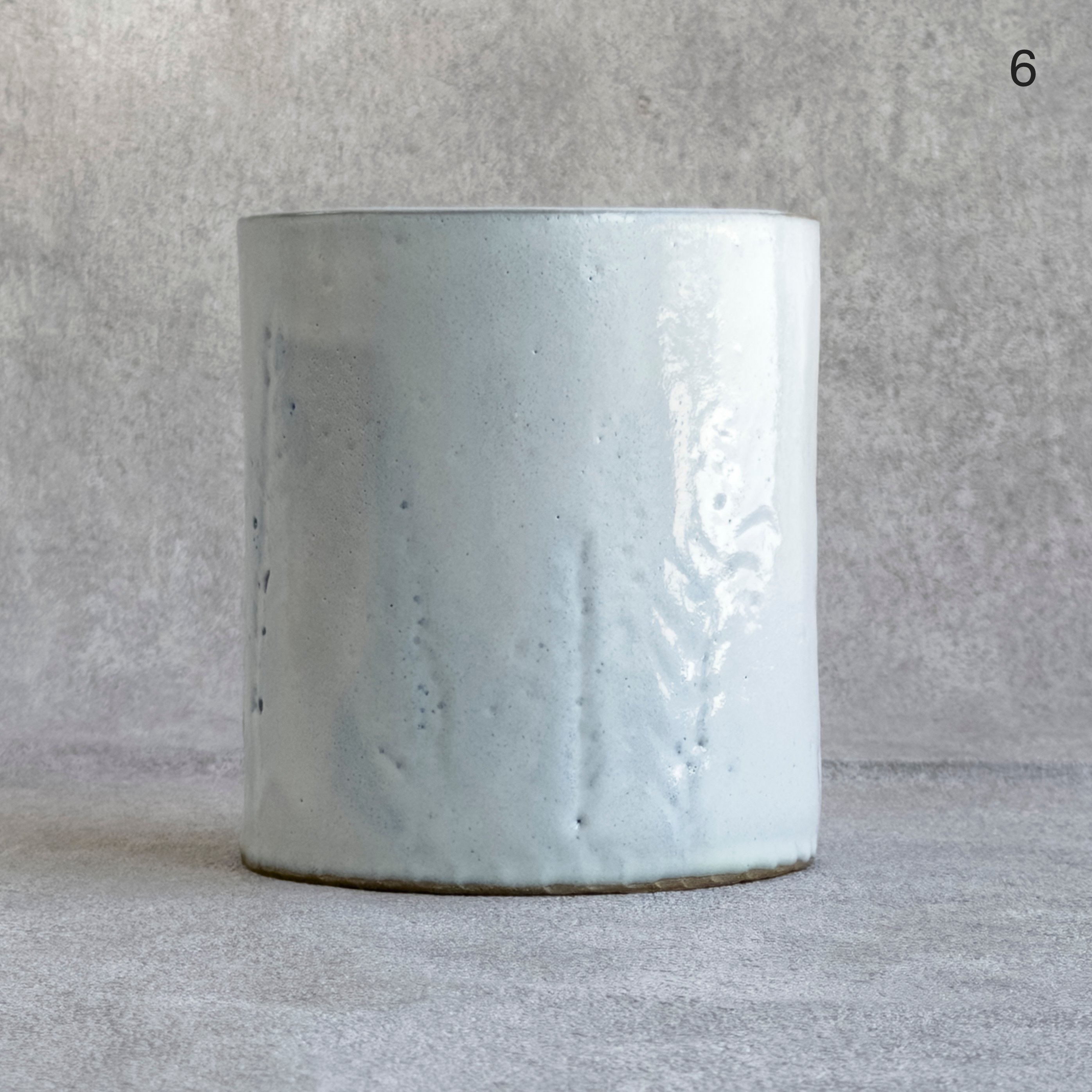 フリーカップ・大 (白つや 4〜6)【teto ceramics/石井啓一&Tida Flow
