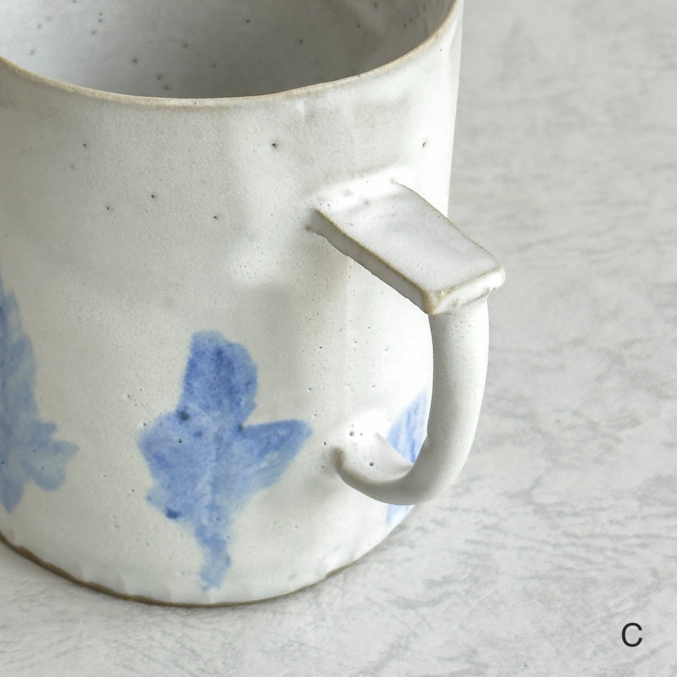 マグカップ・大（白マットA〜C・白つやD）【teto ceramics/石井啓一