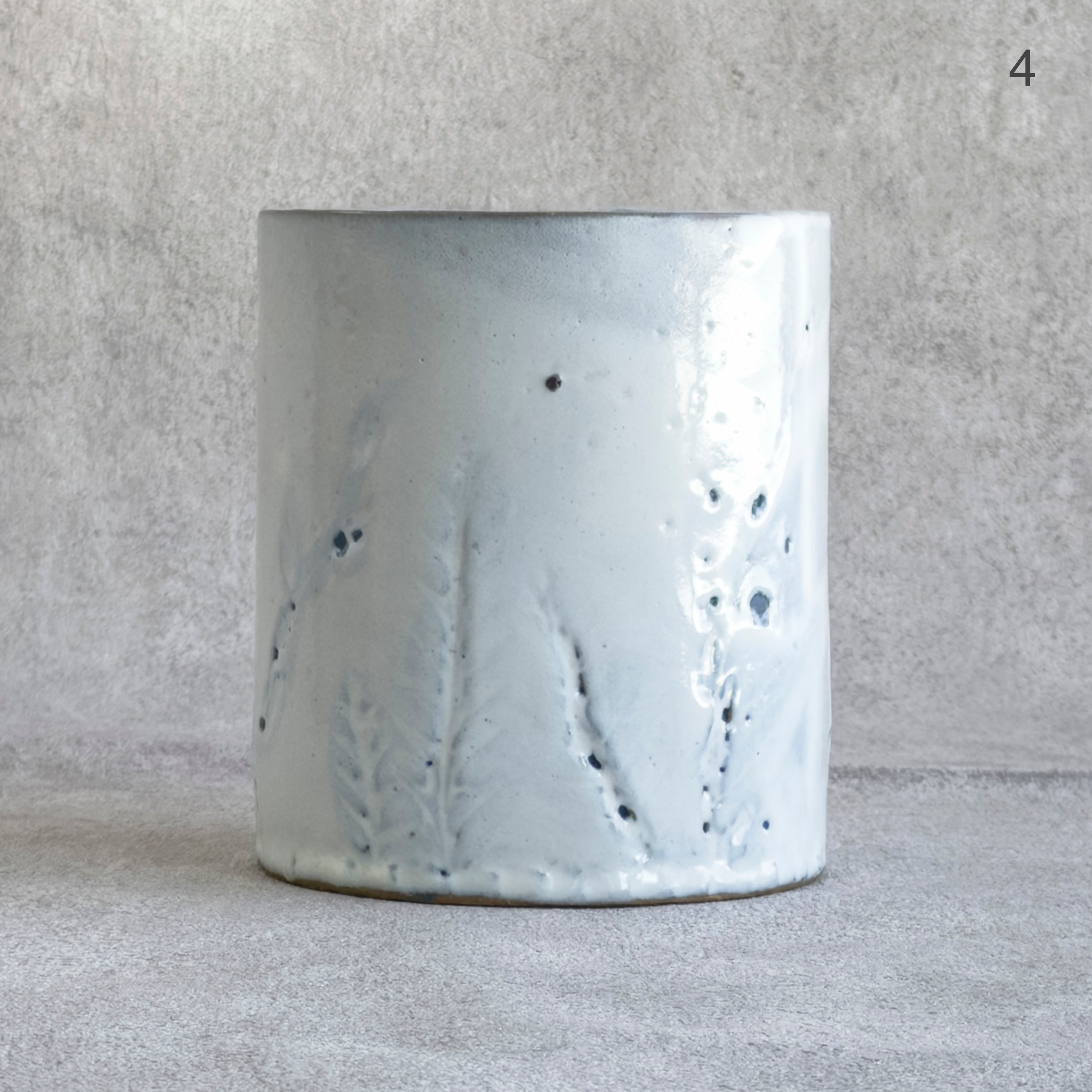 フリーカップ・大 (白つや 4〜6)【teto ceramics/石井啓一&Tida Flow