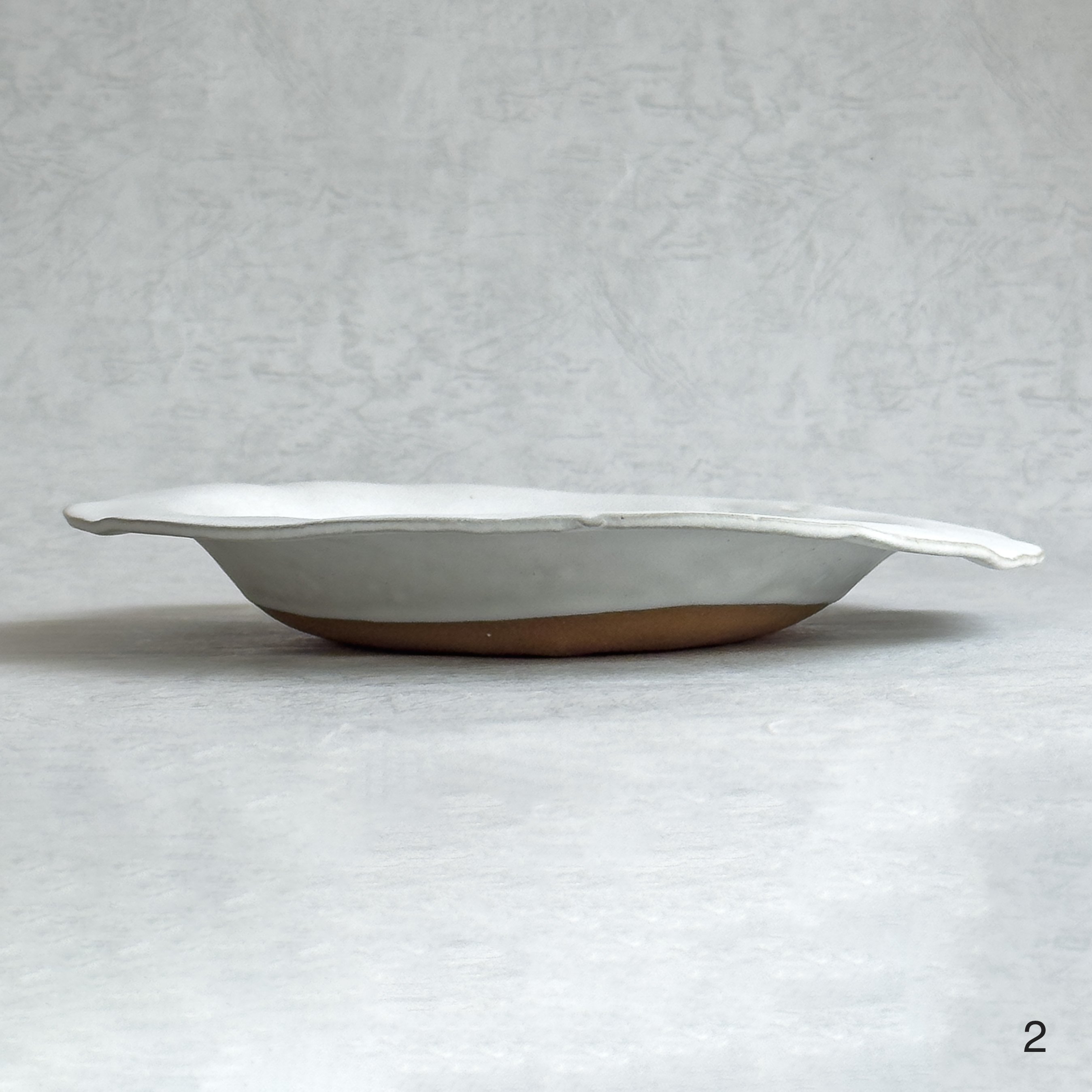 石木文さん　オーバル皿　ホワイトガーデン オーバル皿（白マット1・2、白つや3・4）【teto ceramics/石井啓一