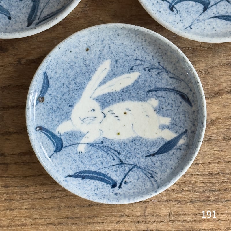 豆皿（うさぎ）189〜192 【樋口真紀】 ※1点もの | ドライフラワーと
