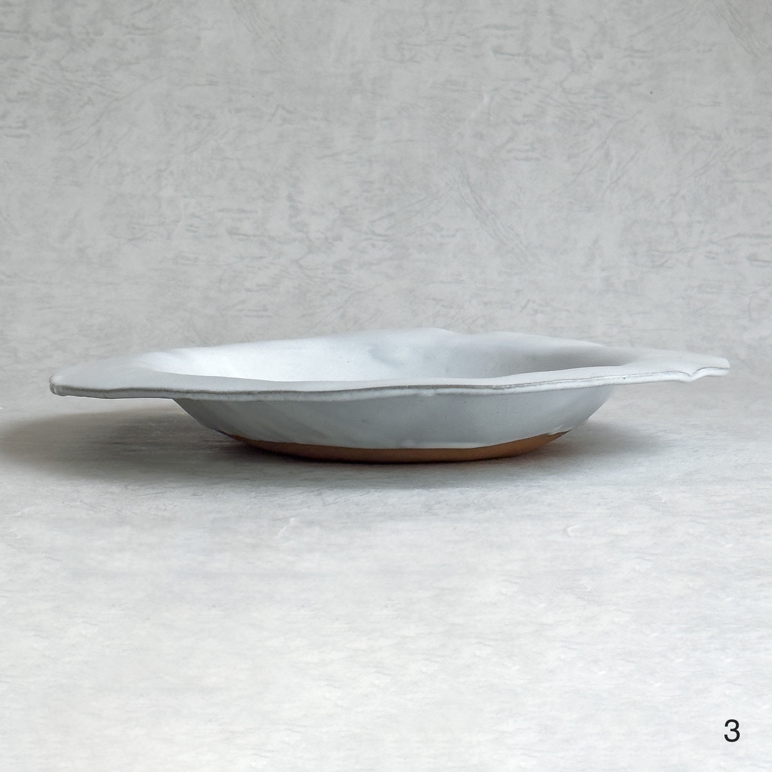 オーバル皿（白マット1・2、白つや3・4）【teto ceramics/石井啓一