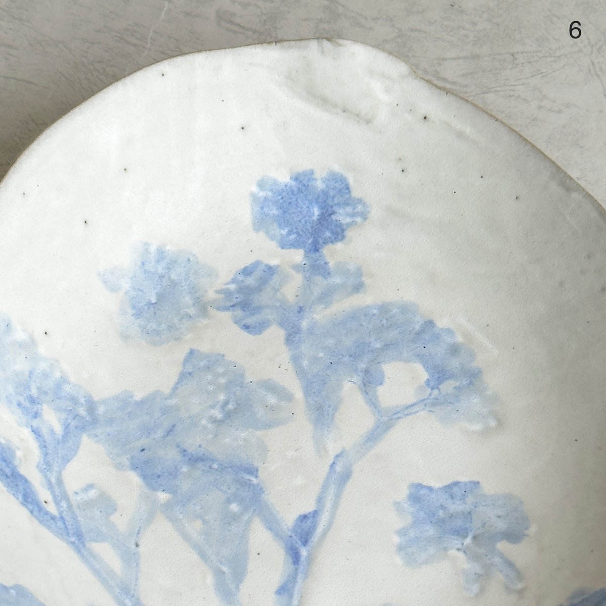 オーバル皿（白マット5〜7）【teto ceramics/石井啓一&Tida Flower】