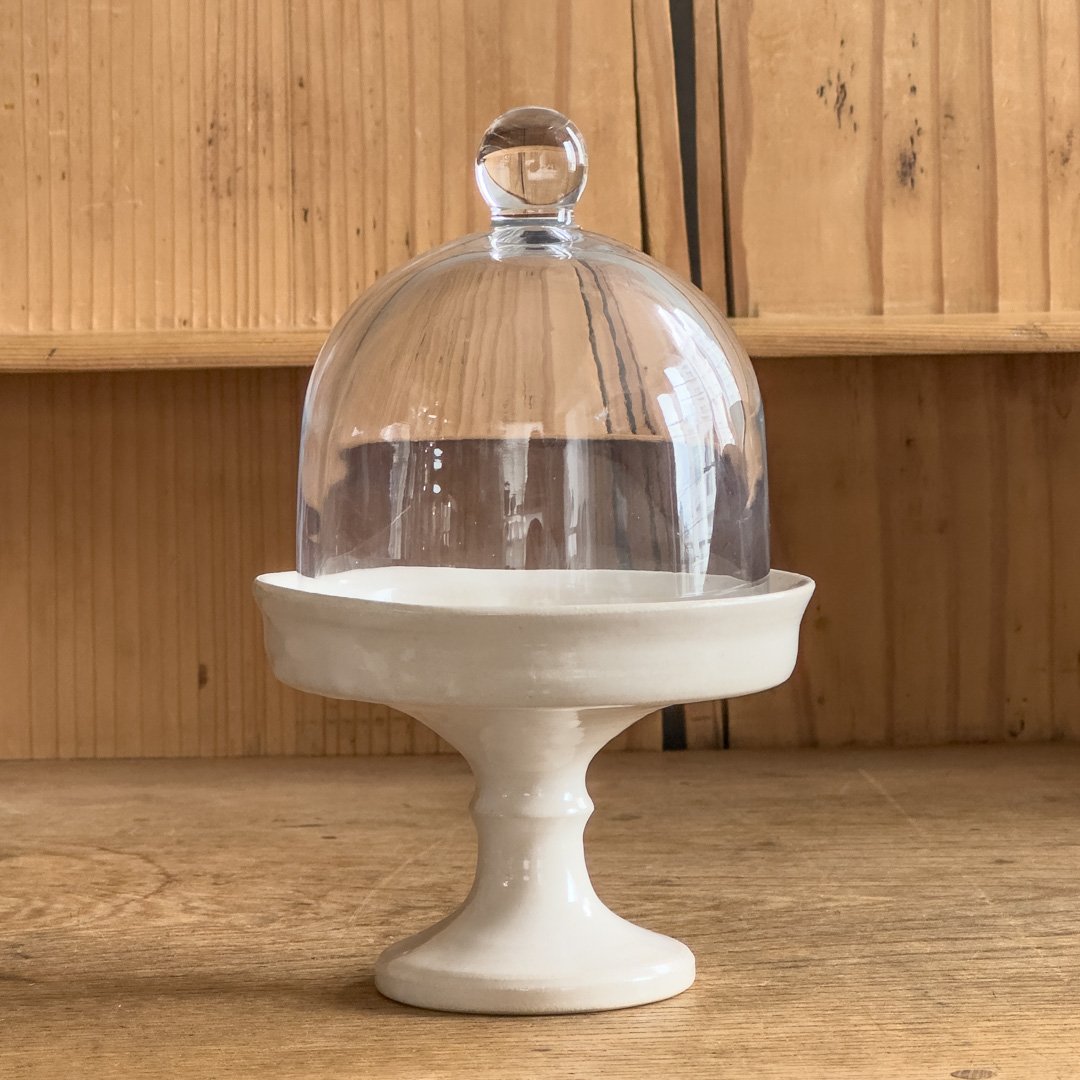 LSA ポーランド ハンドメイド ガラス 脚つきコンポート 大型 花器 コンポートガラスset 【心日和】 | ドライフラワーと、うつわと暮らし