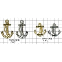 イカリチャーム 3ヶ入り（国 産）全2色 送料無料 全サイズ一律価格 日本製 アクセサリーパーツ メダル バックチャ ーム 金属 メタル
