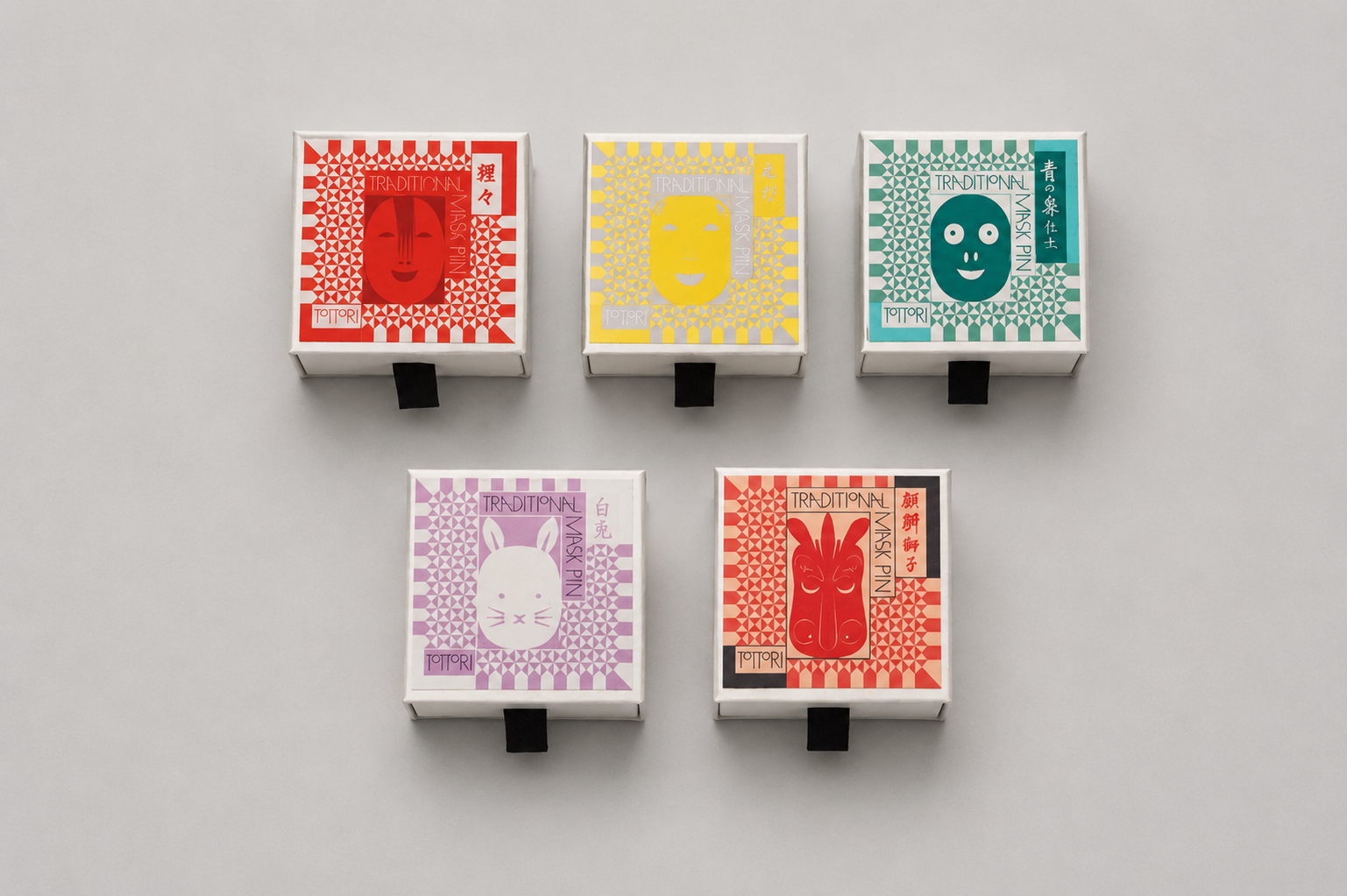 鳥取郷土玩具 お面PIN | COCOROSTORE