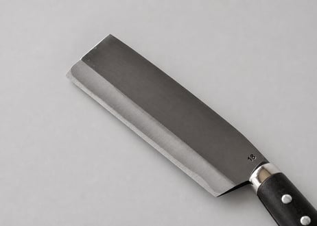 鞘付腰鉈 6寸 （18cm） 両刃　磨き