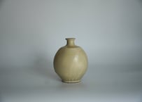 扁壺　粉引